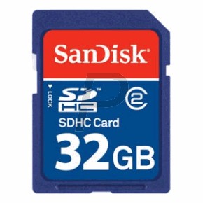 17370 - SD HC Memory Card  32000MB ( 32GB ) - SANDISK