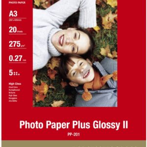 2311B020 - A3 - CANON Papier Photo Glacé Extra II PP-201 260 g/m² - [20 feuilles ]