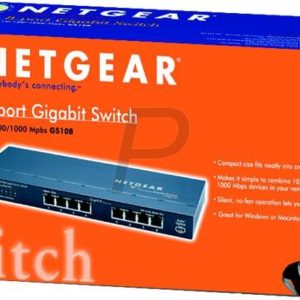 44053 -  8 Ports NETGEAR Mini Switch ProSafe Gigabit [GS108GE]