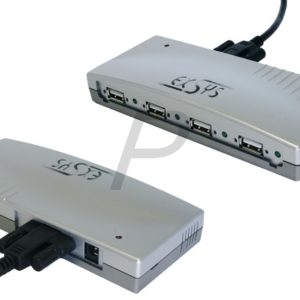 83082 - HUB USB 2 EXSYS EX-1163V 4 Ports USB HUB incl. alimentation