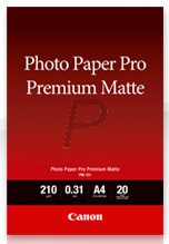 8657B006 - A3 - CANON Paper Pro Premium Matte PM-101 210 g/m² - [20 feuilles ]