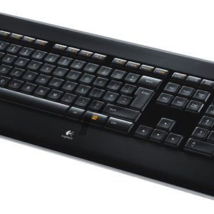 B24H02 - LOGITECH clavier CH Wireless Illuminated Keyboard K800 Unifying [920-002373]