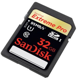 C05J35 - SD HC Memory Card  32000MB (32GB) - SANDISK ExtremePro 95MB/s [SDSDXXG-032G-GN4IN]