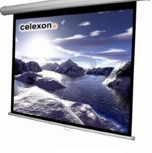 C10E13 - CELEXON écran de projection - Economy Manuel 1:1 - 120x120cm