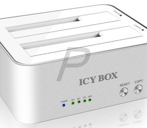 D25G03 - ICY BOX Dual Dock USB 3.0 (Fonction Clonage de disque) - [IB-120CL-U3]