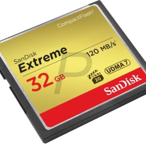 E11K15 - Compact Flash  32000MB (32GB) - SANDISK Extreme 120MB/s