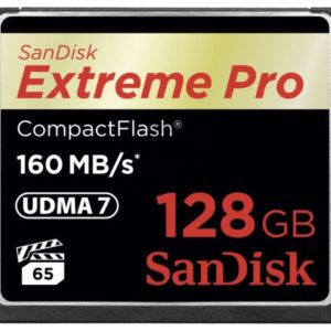 E30X01 - Compact Flash 128000MB (128GB) - SANDISK Extreme Pro CompactFlash 160 Mo/s