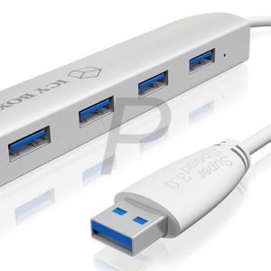 G08X27 - HUB USB 3 ICY BOX 4 Port USB 3.0 Hub [IB-AC6401]