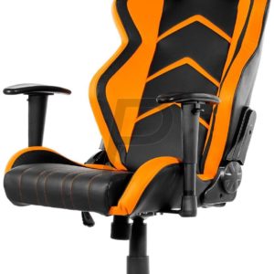 G17L04 - AKRACING Player Gaming Chair Noir/Orange [AK-K6014-BO]