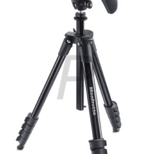 G31H11 - MANFROTTO Compact Action Stativ trepied appareils photo (charge admissible jusqu'a 1.5 Kg)(hauteur: 56.8-)~ (162 cm) (poids 3470 gr)