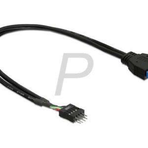 H01D27 - Câble USB 3.0 pin header female > USB 2.0 pin header male 30 cm - [83095]