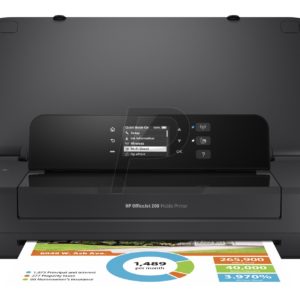 H07F04 - HP OfficeJet 200 Mobile Printer Inkprinter, inkl. Bluetooth and Lith-ion Battery, USB [CZ993A#BHC]