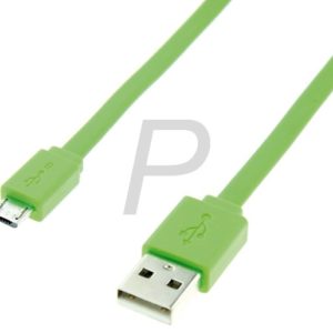H14C49 - Câble USB 2 A-Micro-B 1.0m - m/m Vert [11.02.8763]