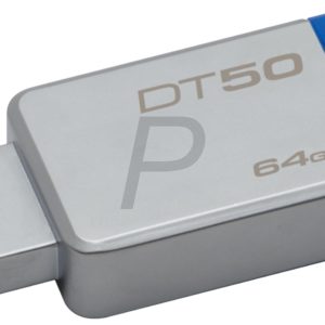 H15H04 - USB 3.1 Disk  64GB - KINGSTON DataTraveler 50 bleu [DT50/64GB]