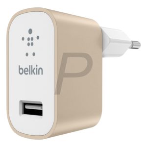 H20E25 - BELKIN MIXIT Premium Home Charger 2.4 Amp gold [F8M731vfGLD]