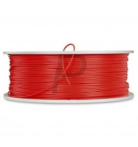H23E05 - VERBATIM PLA 3D Filament, Red Diametre 2,85mm, 1kg Reel PLA (Polylactic Acid) Filament, Degradable Bioplastic [55279]