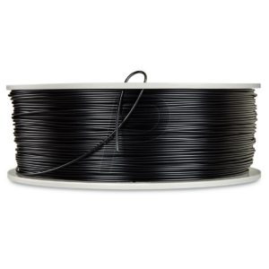 H23E09 - VERBATIM PLA 3D Filament, Black Diametre 2,85mm, 1kg Reel PLA (Polylactic Acid) Filament, Degradable Bioplastic [55276]