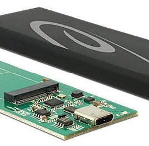 H24J19 - Delock - Boîtier externe pour SSD M.2 Sata - USB Type-C (USB 3.1 Gen 2) - [42574]