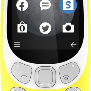 I06K07 - NOKIA 3310 3G Yellow Dual-Sim 2.4", 16MB, Dual-Sim, 2MP [A00028786]