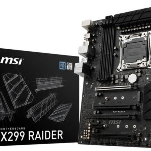 I14K06 - MSI X299 RAIDER ( Intel X299 - Socket 2066 ) 4 x PCIe 3.0