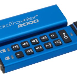 I15H02 - USB 3 Disk    8GB - KINGSTON DataTraveler 2000 Keypad, 256bit-AES, hardware-based encryption [DT2000/8GB]