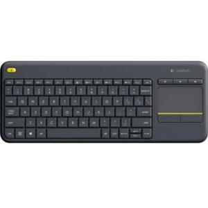 I17B10 - LOGITECH clavier US K400 plus Wireless Touch Keyboard [920-007145] Dark Grey