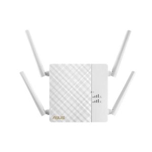 I28J07 - ASUS RP-AC87 Wireless-AC2600 Dual-band repeater with four external antennas for improving fast Wi-Fi coverage White