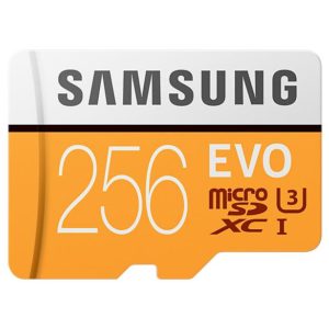 I31C05 - MicroSDXC Memory Card 256000MB (256GB ) SAMSUNG Evo 100MB/s U3 [MB-MP256GA/EU]