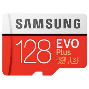 I31C08 - MicroSDXC Memory Card 128000MB (128GB ) SAMSUNG Evo+ 100MB/s U3 [MB-MC128GA/EU]