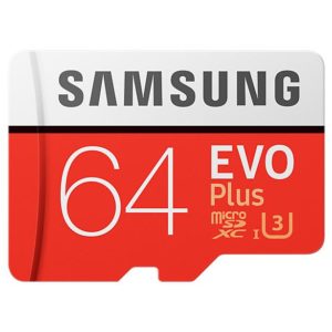 I31C10 - MicroSDXC Memory Card  64000MB (64GB ) SAMSUNG Evo+ 100MB/s U3 [MB-MC64GA/EU]