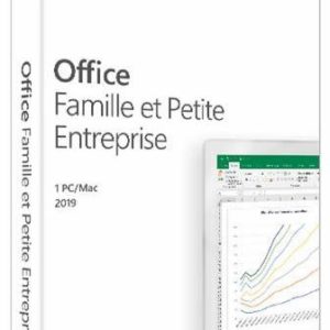 J02J08 - Français MICROSOFT Office 2019 Famille et Petite Entreprise - PC & Mac - Pas de CD/DVD [T5D-03218]