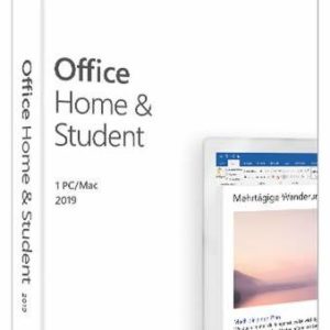 J02J09 - English MICROSOFT Office 2019 Home & Student Product Key Card - No CD/DVD [79G-05033]