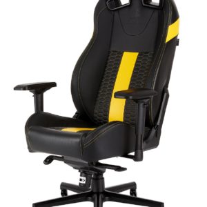 J04G04 - CORSAIR T2 Road Warrior Gaming Chair Black/Yellow [CF-9010010-WW]