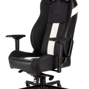 J04G07 - CORSAIR T2 Road Warrior Gaming Chair Black/White [CF-9010007-WW]