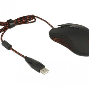 J07F10 - Souris DELOCK 12531, 4 Tasten Maus 1 x USB 2.0 Typ-A Stecker