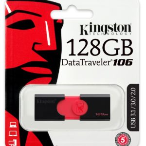 J10G05 - USB 3 Disk  128GB - KINGSTON DataTraveler 106 [DT106/128GB]