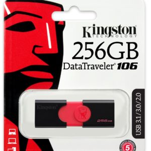 J10G07 - USB 3 Disk  256GB - KINGSTON DataTraveler 106 [DT106/256GB]