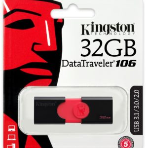 J10G08 - USB 3 Disk   32GB - KINGSTON DataTraveler 106 [DT106/32GB]