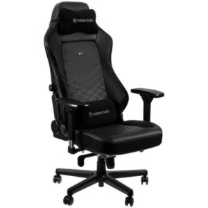 J10G16 - NOBLECHAIRS Hero Gaming Chair Black/White [NBL-HRO-PU-BPW]