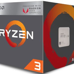 J13B01 - AMD Ryzen 3 2200G Quad-Core with AMD Radeon Vega 8 [Socket AM4 - 2Mb - 3.5 GHz - 65W] - sans Ventilateur