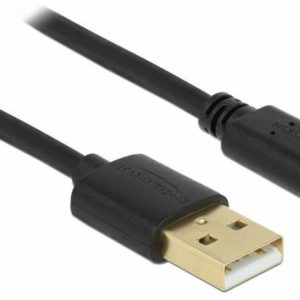 J15F45 - Câble USB 2 A->Type-C 4.0m DELOCK  [83669]