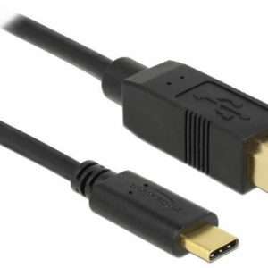 J15F47 - Câble USB 2 Type C->B 4.0m DELOCK [83667]