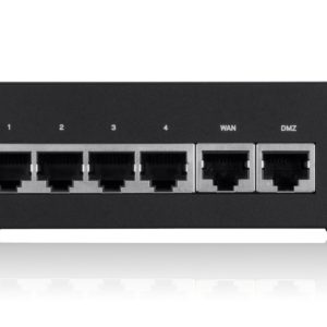 J18E10 - LINKSYS LRT214: VPN Router 6x GLAN, Open VPN, integrierte Firewall [LRT214-EU]