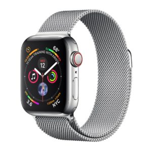 J18X05 - APPLE Watch Series 4 GPS+Cellular 40mm Stainless Steel Case with Milanese Loop [MTVK2FD/A]