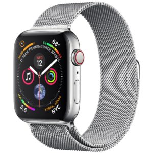 J18X23 - APPLE Watch Series 4 GPS+Cellular, 44mm Stainless Steel Case with Milanese Loop [MTX12FD/A]