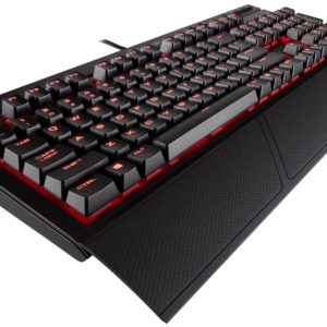 J19B09 - CORSAIR clavier CH Gaming K68 Mechanical Gaming Keyboard - Red LED - Cherry MX Red [CH-9102020-CH]
