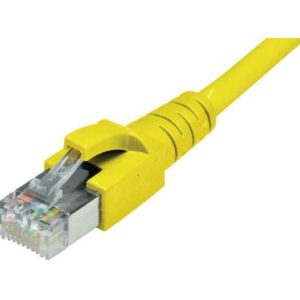 J21X14 - DATWYLER Câble RJ45: S/FTP  1 m Yellow Cat.6A, AWG26, 10Gbps, 500MHz [653608]