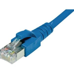 J21X23 - DATWYLER Câble RJ45: S/FTP  2 m Blue Cat.6A, AWG26, 10Gbps, 500MHz [653710]