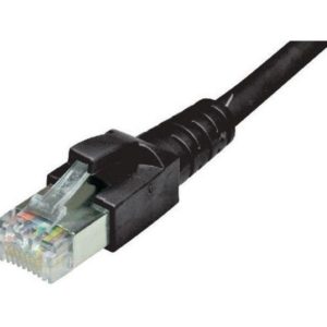 J21X38 - DATWYLER Câble RJ45: S/FTP  3 m Black Cat.6A, AWG26, 10Gbps, 500MHz [653812]