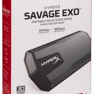 J25X04 - SSD externe  480GB - KINGSTON HyperX SAVAGE EXO 3D NAND / USB 3.1 Gen 2 [SHSX100/480G]